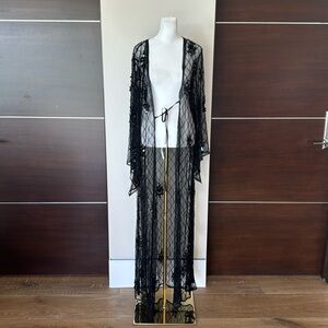 NWT Free People beaded kimono.